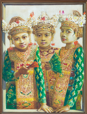 Waiting to dance, 1983 (oil on canvas)