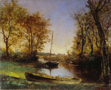 Tidewater Creek in Evening Light, 1895-99 or 1909-10 (oil on canvas)