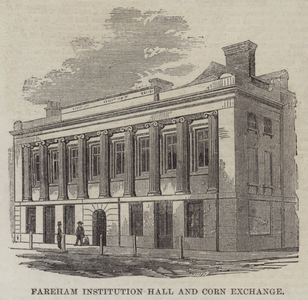 Fareham Institution Hall and Corn Exchange (engraving)