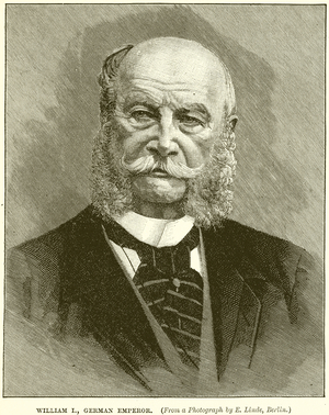 William I, German Emperor (engraving)