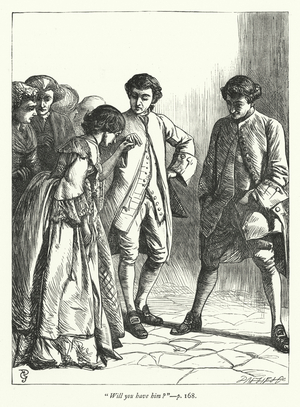 Illustration for The Vicar of Wakefield (engraving)