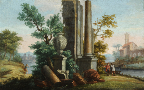 Classical Ruins on a Landscape