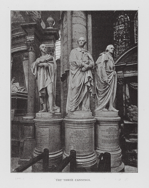The Three Cannings (b/w photo)