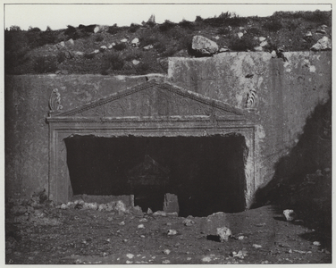 Jerusalem, Tomb of the Judges (b/w photo)