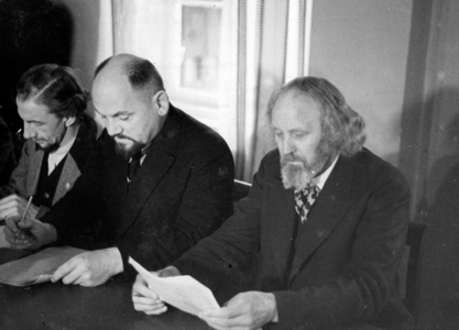 Oberammergau Passion Play, 1933 (b/w photo)