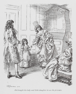 Illustration for The History of Henry Esmond by William Makepeace Thackeray (litho)