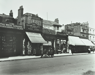 46-60 Notting Hill Gate, 1913 (b/w photo)