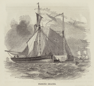 Fishing smacks (engraving)