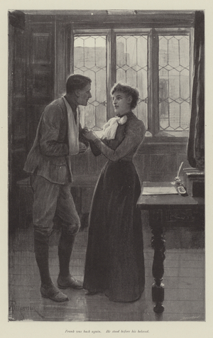 The Five Years' Tryst, by Walter Besant (litho)