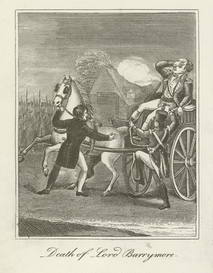 Death of Lord Barrymore (engraving)