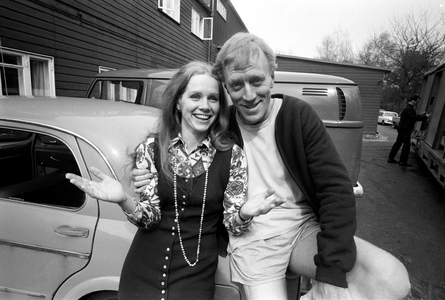 Copenhagen April 1970 Actor Liv Ullmann has just ended the recording of the Psycho thriller "Salem" in Copenhagen …, 1970 (photo)