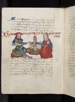 Chronicle of founders and benefactors, Tewkesbury abbey, early 16th century (illuminated manuscript)