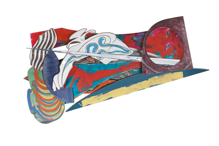 The Chase, Second Day, 1988 (acrylic on etched magnesium and aluminum)