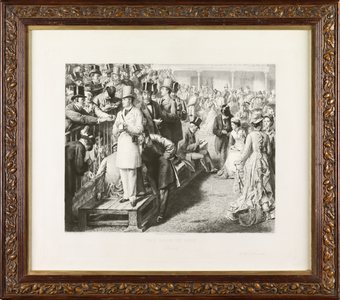 The Road to Ruin: Ascot (etching)