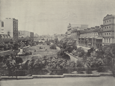 Wynyard Square (b/w photo)