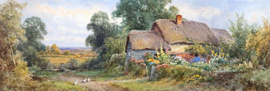 The Country Cottage (watercolour)
