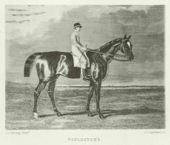 Touchstone, foaled 1831 (b/w photo)