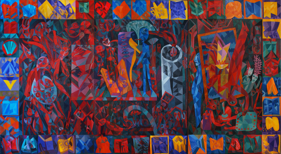 The University, 1991 (oil on canvas)