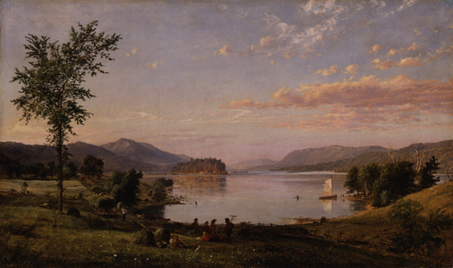 Greenwood Lake, New Jersey, 1866 (oil on canvas)