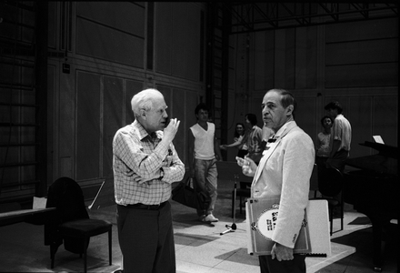 Elliott Carter, American Composer, at Ircam
