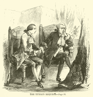 Illustration for A Tale of Two Cities by Charles Dickens (engraving)