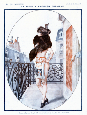 La Vie Parisienne, Magazine Plate, France, 1910s (print)