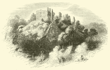 Berry Pomeroy Castle (engraving)