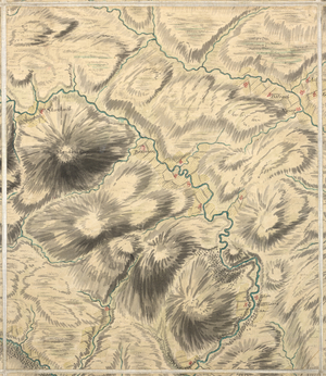 Dalnawhinny, Roy Military Survey of Scotland, 1747-55 (litho)