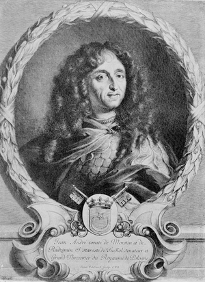 Portrait of Jan Andrzej Morsztyn (1620-93) (engraving)