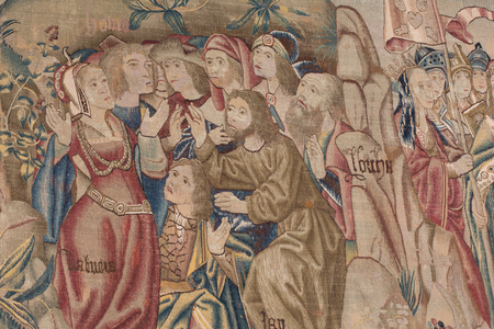 The Redemption of Man tapestry (textile)