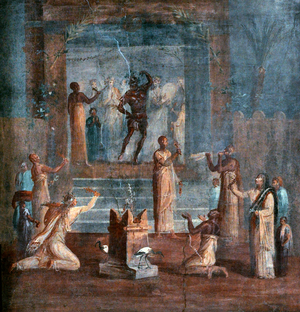 Ceremony, Cult of Isis, 1st century AD, Herculaneum, Italy