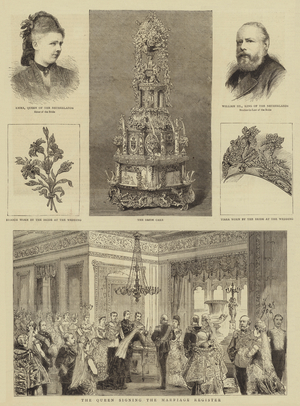 The Royal Wedding at Windsor (engraving)