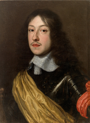 Bust of a Young man in a Cuirass, 17th century (oil on canvas)