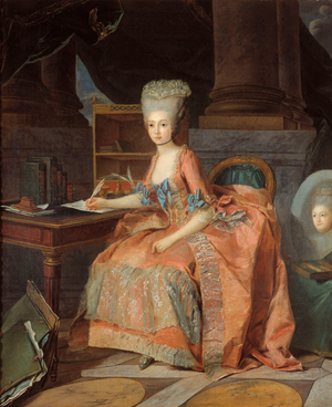 Presumed portrait of Marie-Thérèse de Savoie, comtesse d'Artois, circa 1776 (painting)