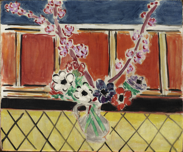 Anemones and Peach Blossoms, 1944 (oil on canvas)