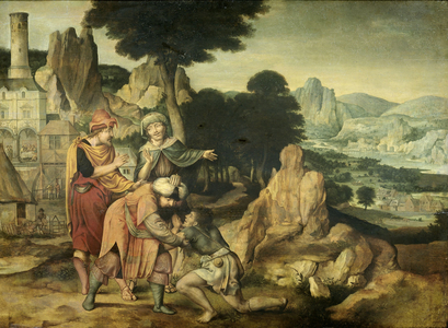 Parable of the Prodigal Son, 1538 (oil on panel)