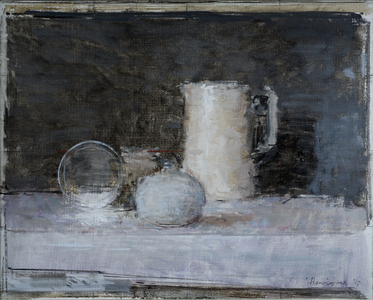 White Objects, 2017 (oil on canvas)