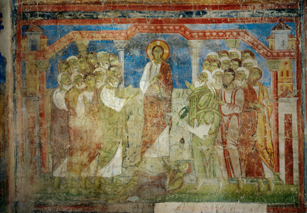 Murals in the church of the Benedictine monastery of Lambach, Upper Austria (fresco)