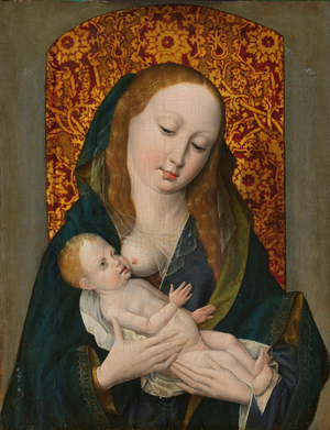 Virgin and Child, 1500 (oil on panel)