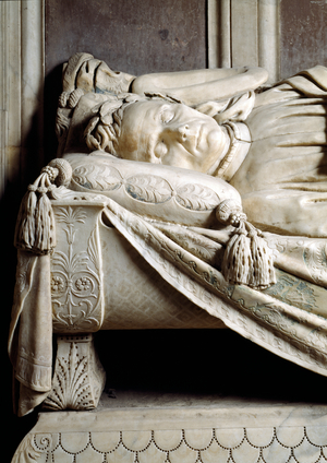 Tomb of Carlo Marsuppini, c.1453-55 (marble)