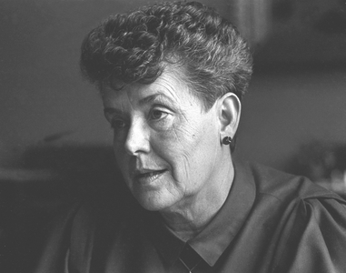 Oslo February 1985. Portrait of Consumer and Administration Minister Astrid Gjerdsen …, 1985 (photo)