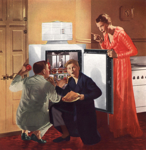 General Electric Magazine, advert (detail), USA, 1930s