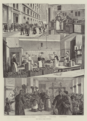 The Vienna Public Kitchens (engraving)