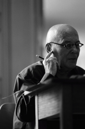 Hans Werner Henze  in rehearsal in Salzburg, 2003.