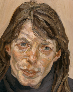 Head of a Woman, 1990-91 (oil on canvas)