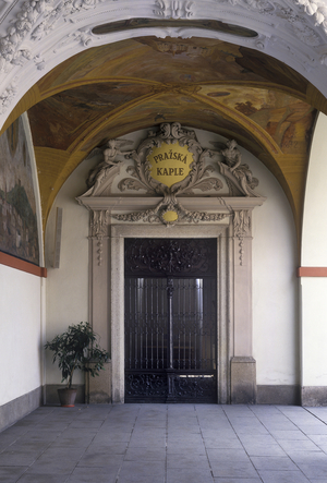 Portal of Prague Chapel at Svatá Hora, Příbram, Czech Republic (photo)