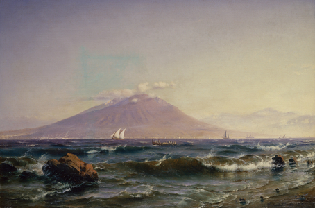 The Bay of Naples, 1866 (oil on canvas)