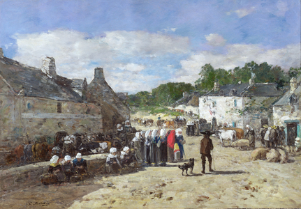 La Fete, c.1865 (oil on panel)