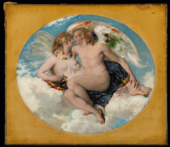 Cupid and Psyche, 1821 (oil on canvas)
