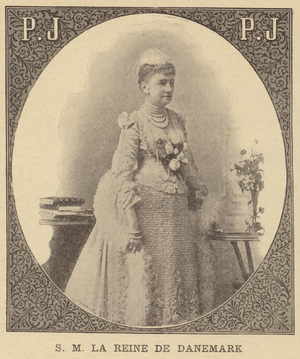 Louise of Hesse-Kassel, Queen Consort of Christian IX of Denmark (litho)